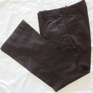 FAÇONNABLE WOMEN'S BROWN COTTON SPANDEX PANTS - SIZE 4